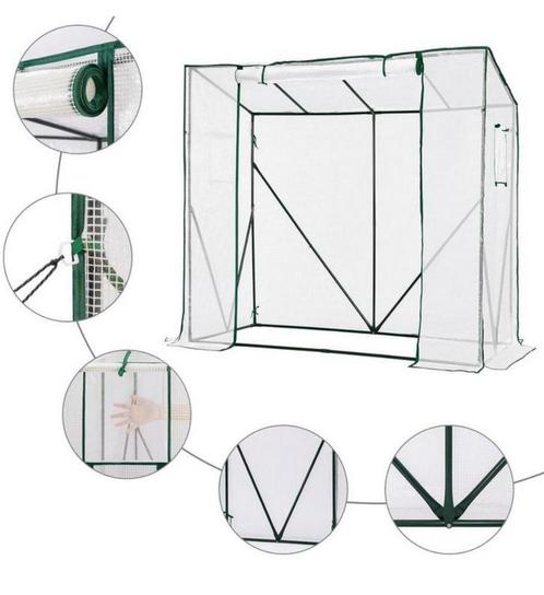 Nieuwe Kweekkas - Stalen Frame & Folie NIEUW IN DOOS, Tuin en Terras, Kassen, Nieuw, Kweekkas, Staal, Folie, Ophalen of Verzenden