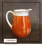 Kan ¤ Parelmoer oranje ¤ porselein, Antiek en Kunst, Antiek | Servies los, Ophalen of Verzenden