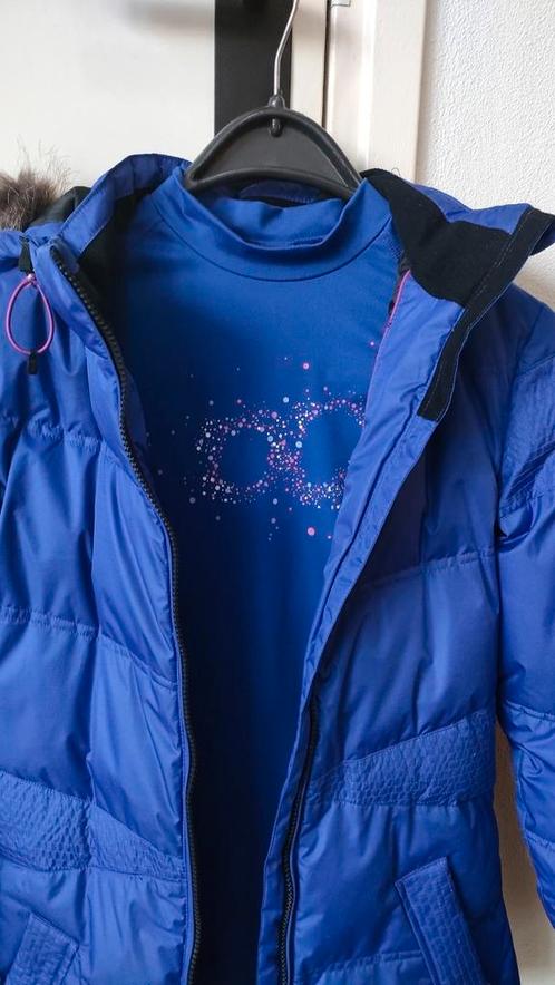 Dames of kinderski-jas maat S kobaltblauw, Sport en Fitness, Skiën en Langlaufen, Gebruikt, Kleding, Overige merken, Ophalen of Verzenden