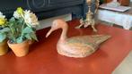 Oude houten lokeend, Antiek en Kunst, Ophalen of Verzenden
