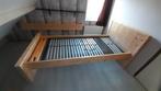 Verhoogd steigerhout bed, 220 x 90, met bedbodem + schap., Huis en Inrichting, Slaapkamer | Bedden, Ophalen, 90 cm, Steigerhout