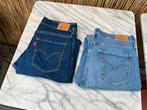 2 Levi's 724 High Rise Straight Jeans Mt 30/30, Blauw, Ophalen of Verzenden, Zo goed als nieuw, W30 - W32 (confectie 38/40)