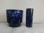 marei keramik west germany bloempot vaas blauw, Ophalen of Verzenden