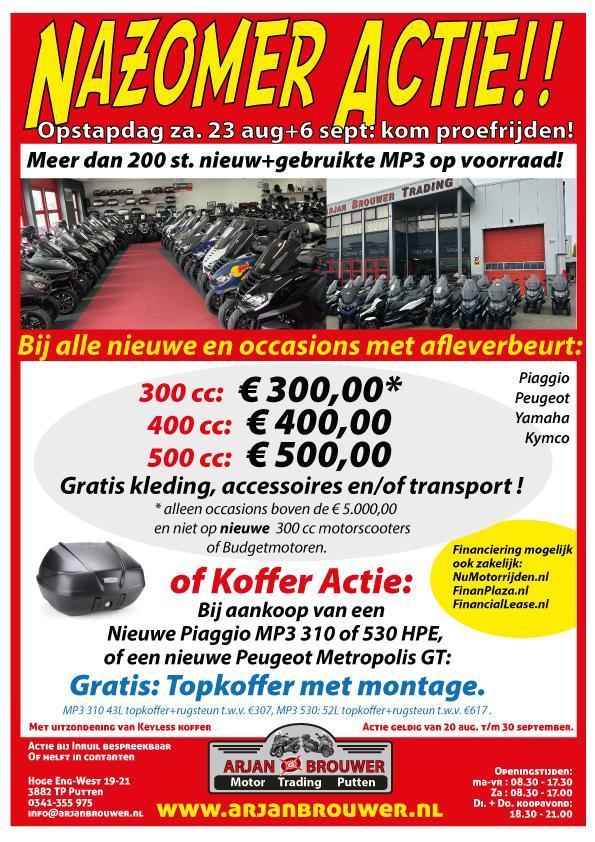 Piaggio 400 MP3 HPE, Motoren, Motoren | Piaggio, Bedrijf, Scooter, 12 t/m 35 kW, ABS, LED Verlichting, Traction Control