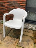 Witte tuinstoel, Tuin en Terras, Tuinstoelen, Ophalen, Kunststof