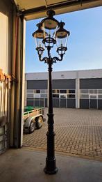 Zwaar Gietijzeren Lantaarnpaal, Tuin en Terras, Ophalen, Gebruikt, Staande lamp, Netvoeding