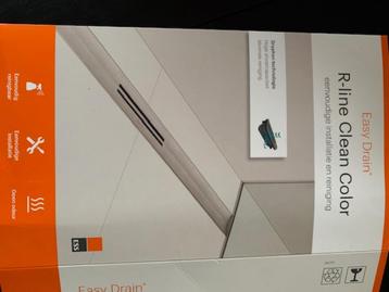 Easydrain R-Line Clean douchegoot 80cm brushed black chrome beschikbaar voor biedingen