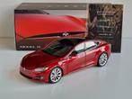 1:18 Tesla Model S P100D Multi Coat Red, Hobby en Vrije tijd, Nieuw, Overige merken, Ophalen of Verzenden, Auto