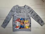 Grijze Paw Patrol sweater mt 134/140 (Nickelodeon/als NIEUW), Ophalen, Nickelodeon, Jongen, Trui of Vest