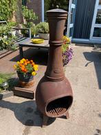 Terraskachel Gietijzer 120cm Fancy Flames Vuurkorf Tuinhaard, Tuin en Terras, Tuinhaarden, Ophalen, Gebruikt