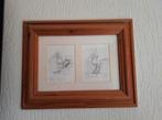 Lijst met tekening. Jonathan Robisson. Winnie de Pooh 44x 35, Minder dan 50 cm, Tekening, Ophalen of Verzenden, Zo goed als nieuw