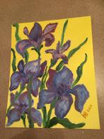 Irissen - Olieverf Schilderij - 24x30, Ophalen