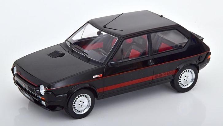 Fiat Ritmo TC 125 Abarth 1980, Zwart, 1/18, MCG, Hobby en Vrije tijd, Modelauto's | 1:18, Nieuw, Overige merken, Ophalen of Verzenden