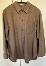 Taupe kleurig overshirt van Uniqlo maat M, Kleding | Dames, Blouses en Tunieken, Uniqlo, Ophalen of Verzenden, Gedragen, Maat 38/40 (M)