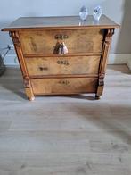 Prachtig opknap kastje en schilderij, Ophalen, Gebruikt, 3 of 4 laden, Minder dan 100 cm