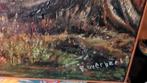 Herfst olieverf schilderij Overbeek, Ophalen