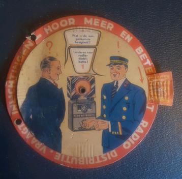 Radio distributie draaischijf promotie materiaal beschikbaar voor biedingen