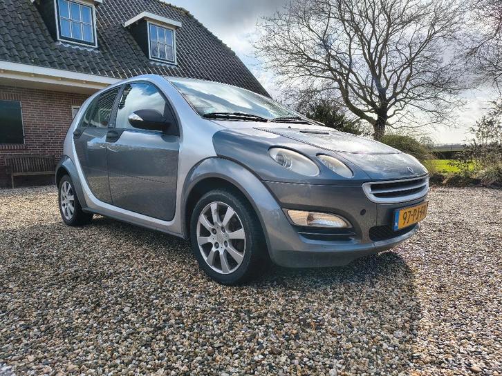 Smart ForFour 1.1 2004 Grijs, Auto's, Smart, Particulier, ForFour, ABS, Airbags, Centrale vergrendeling, Mistlampen, Panoramadak