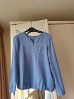 Blauwe blouse oksel tot oksel 47cm viscose maat 36, Blauw, Ophalen of Verzenden, Zo goed als nieuw, Montego
