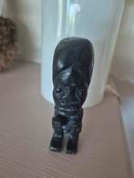 Oud mexicaans azteken beeld uit obsidiaan vulkanische steen, Antiek en Kunst, Ophalen of Verzenden