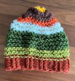 Handgehaakte muts – Zonsondergang over de bergen – Uniek!, Kleding | Dames, Mutsen, Sjaals en Handschoenen, Onbekend, Ophalen of Verzenden