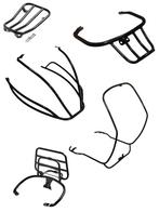 Grote partij Vespa onderdelen 2500st styling & accessoires, Ophalen of Verzenden