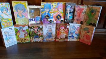 Re-Zero - Rem, Ram & Emilia Figurines beschikbaar voor biedingen
