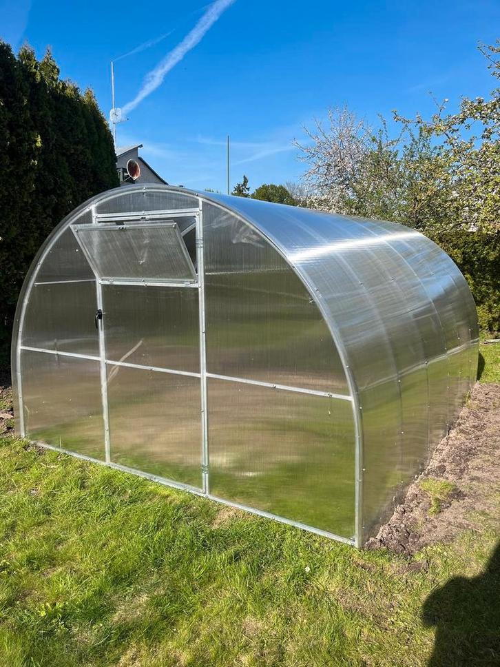 Tunnelkassen 3x4 en 3x6 - Nieuw in verpakking!All inclusive., Tuin en Terras, Kassen, Nieuw, Kweekkas, Aluminium, Polycarbonaat