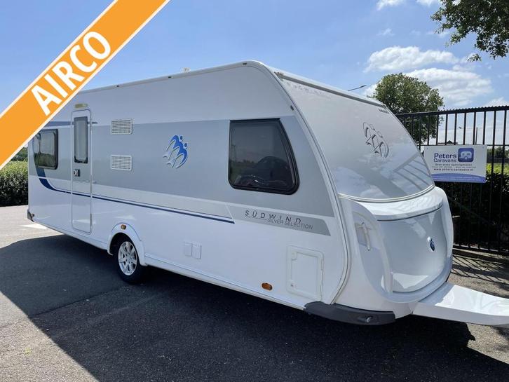 Knaus Sudwind Silver 590 FUS - airco - thule luifel, Caravans en Kamperen, Caravans, Bedrijf, tot en met 4, Rondzit, Knaus, Lengtebed