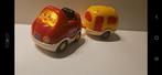 Vtech toet toet auto's claire cabrio met caravan, Ophalen of Verzenden, Gebruikt