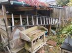 ladder Atrex 14 sporten alu, Ophalen, 4 meter of meer