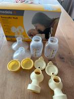 Double pump set Medela, Ophalen of Verzenden, Gebruikt, Borstkolf