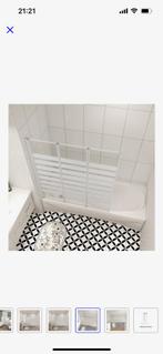 Badwand links 130 x 140cm links montage, Ophalen, Nieuw, Glas, Bad