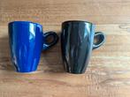 Twee Walküre espresso kopjes- blauw en zwart, Huis en Inrichting, Keuken | Servies, Ophalen, Keramiek, Zo goed als nieuw, Effen