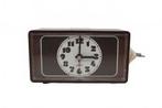 Vintage Space Age Alarm Klok van Hema, Ophalen of Verzenden, Gebruikt, Analoog, Wekker of Tafelklok