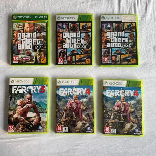 Diverse Xbox 360 games - GTA, FIFA, Battlefield, Far Cry etc, Spelcomputers en Games, Games | Xbox 360, Zo goed als nieuw, Overige genres