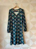 Tante Betsy jurk bloem wit blauw S/36, Blauw, Ophalen of Verzenden, Knielengte, Maat 36 (S)