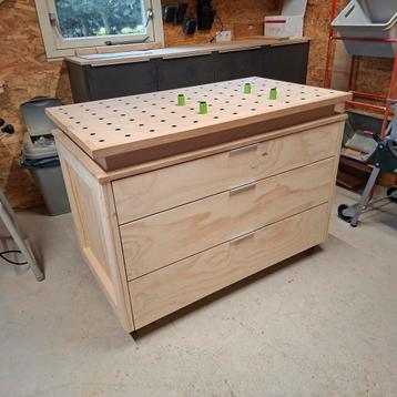 Werkbank met MFT  blad!! beschikbaar voor biedingen