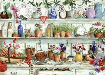 House of Puzzles - Posies & Produce  - 500XL stukjes beschikbaar voor biedingen