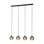 Lemorieta Hanglampen - 3 & 4 Bollen, Huis en Inrichting, Lampen | Hanglampen, Ophalen, Zo goed als nieuw, Glas, Minder dan 50 cm