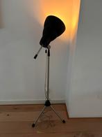 Zwarte Vloerlamp - Verstelbaar, Ophalen, Gebruikt, Metaal, 100 tot 150 cm