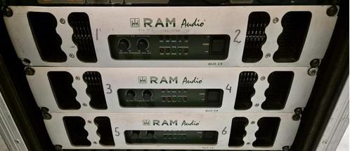 3x Ram audio Bux 2.8 versterkers, Audio, Tv en Foto, Professionele Audio-, Tv- en Video-apparatuur, Gebruikt, Audio, Ophalen