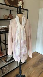 Moments by Moments linnen pastel tinten sjaal niejw, Maat 46/48 (XL) of groter, Nieuw, Ophalen of Verzenden, Sjaal