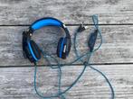 KOTION EACH G9000 - Gaming Headset - PC - Zwart/Blauw, Kotion Each, Ophalen of Verzenden, Zo goed als nieuw, Over-ear