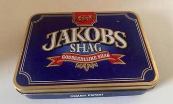 Jakobs blikje. Afm. 11x8x2,5 cm. beschikbaar voor biedingen
