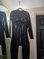 Zwarte Latex Catsuit met Dubbele Rits !, Ophalen of Verzenden, Nieuw, Maat 42/44 (L)