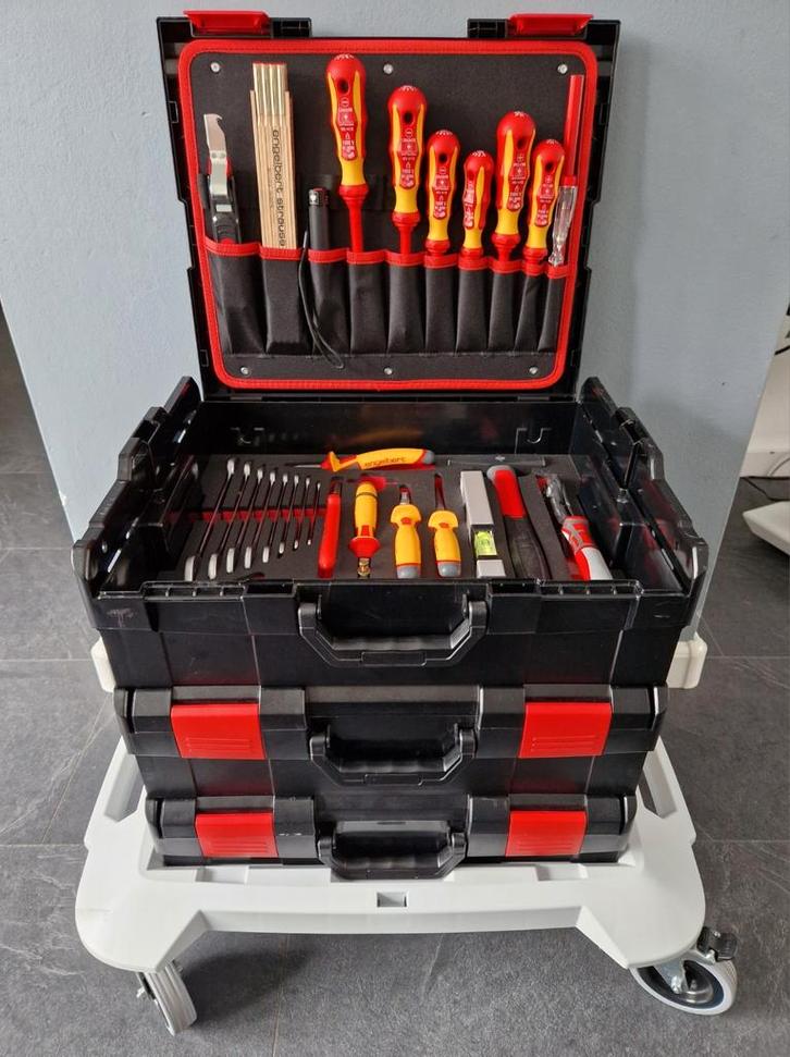 Gereedschapskoffers L-Boxx van Engelbert Strauss. Gevuld., Doe-het-zelf en Verbouw, Gereedschapskisten, Nieuw, Gevuld, Ophalen of Verzenden