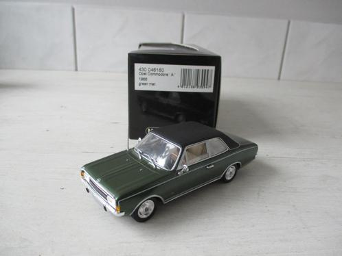 Minichamps Opel Commodore 1966 Green metallic Schaal 1:43, Hobby en Vrije tijd, Modelauto's | 1:43, Nieuw, Auto, MiniChamps, Ophalen