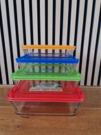 Nieuw: Pyrex bewaarschalen glas voor oven koelkast vriezer, Ophalen of Verzenden, Nieuw, Overige typen