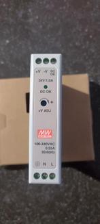 Mean Well MDR-20-24 din rail voeding  24v 1A, Nieuw, Ophalen
